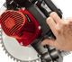 Einhell TC-MS 2112 + Einhell MSS 1608 produit à l'usage