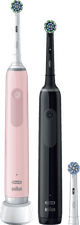 Oral-B Pro Series 3 Black and Pink Duo Pack Main Image