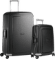 Samsonite S'Cure Spinner 55cm + 75cm Black Suitcase Set Main Image