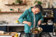 Tefal Cook Smart by Jamie Oliver Frying Pan 24cm product in use