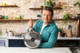 Tefal Cook Smart by Jamie Oliver Frying Pan 28cm product in use