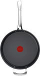 Tefal Cook Prima by Jamie Oliver High-sided Skillet with Lid 26cm top