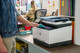 HP Color LaserJet 3302fdw + 1 set extra toners product in gebruik