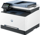 HP Color LaserJet 3302fdw + 1 set extra toners rechterkant