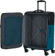 American Tourister Daring Dash Expandable Spinner 66cm Black/Blue inside
