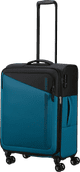 American Tourister Daring Dash Expandable Spinner 66cm Black/Blue front