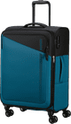 American Tourister Daring Dash Expandable Spinner 66cm Black/Blue front