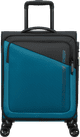 American Tourister Daring Dash Expandable Spinner 55cm Black/Blue Main Image