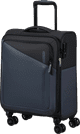 American Tourister Daring Dash Expandable Spinner 55cm Black/Grey front