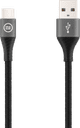BlueBuilt USB-A to USB-C Cable 3m Nylon Black Main Image