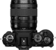 Fujifilm X-T50 Schwarz + XF 16-50mm f/2.8-4.8 R LM WR oberseite