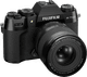Fujifilm X-T50 Schwarz + XF 16-50mm f/2.8-4.8 R LM WR linke seite