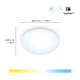 WiZ Ceiling Lamp SuperSlim - All Shades of White Light - White visual supplier