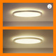 WiZ Plafondlamp SuperSlim - Wit - Gekleurd en Wit licht visual leverancier