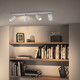 Philips Pongee Mounted Spot Light - 4 Spot Lights - White visual supplier