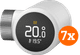 Tado Smart Radiator Knob X 7-pack (Expansion) Main Image