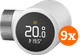 Tado Smart Radiator Knob X 9-pack (Expansion) Main Image