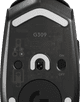 Logitech G309 Lightspeed Draadloze Gaming Muis Zwart detail
