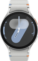 Samsung Galaxy Watch 7 4G Zilver 44mm + Duo Draadloze Oplader voorkant