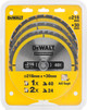 DeWalt Circular Saw Blades Set 216mm 3-piece 24T (2x), 40T packaging