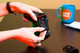 Aufladbare BlueBuilt Batterien für Xbox Controller produkt in gebrauch