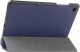 Just in Case Samsung Galaxy Tab A9 Plus TriFold Book Case Blau rückseite
