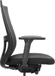 Euroseats Curve Desk Chair + Wheels for Hard Floors left side