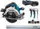 Makita DHS660ZJ + Batterie 3,0 Ah et Chargeur + Rail de Guidage Main Image