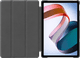 Just in Case Tri-Fold Redmi Pad SE 11 inch Book Case Zwart voorkant