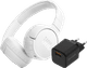 JBL Tune 670NC Wit + BlueBuilt Quick Charge Oplader met Usb A Poort 18W Zwart Main Image