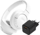 JBL Tune 720BT Wit + BlueBuilt Quick Charge Oplader met Usb A Poort 18W Zwart Main Image