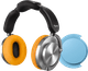 Dyson OnTrac Aluminum with ear cup Blue Main Image