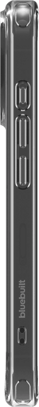 BlueBuilt Protective Backcover mit MagSafe iPhone 16 Pro Transparent rechte seite