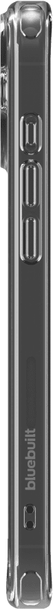 BlueBuilt Protective Backcover mit MagSafe iPhone 16 Plus Transparent rechte seite