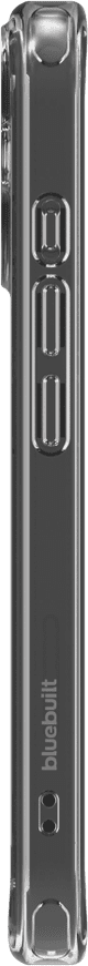 BlueBuilt Protective Back Cover iPhone 16 Transparant rechterkant
