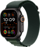 Apple Watch Ultra 2 4G 49 mm Schwarz Alpine Armband Grün M Main Image