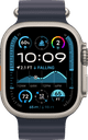 Apple Watch Ultra 2 4G 49mm Silver Ocean Watch Strap Blue front