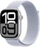 Apple Watch Series 10 46mm Silver Sport Watch Strap Main Image