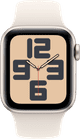 Apple Watch SE 2024 4G 40mm Starlight Sport Band S/M front