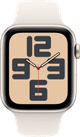 Apple Watch SE 2024 4G 44mm Starlight Sport Band S/M front
