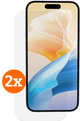 BlueBuilt Apple iPhone 16 Plus Screen Protector Glass Duo Pack Main Image