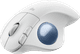 Logitech ERGO M575S Souris Trackball Sans Fil Blanc côté gauche