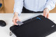 BlueBuilt Laptop Sleeve Width 37cm 15-16-Inch M Black + Nexum Wireless Mouse product in use