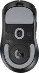 Logitech G PRO X Superlight 2 DEX Lightspeed Kabellose Gaming-Maus Schwarz unten