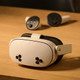 Meta Quest 3S 128GB + Link Cable + Elite Strap product in gebruik