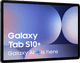 Samsung Galaxy Tab S10 Plus 12,4 inch 256GB Wifi en 5G Grijs + Samsung Book Case Zwart linkerkant
