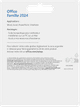 Microsoft Office Familie 2024 FR back