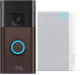 Ring Battery Video Doorbell bronze + Chime Main Image