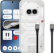 Nothing Phone (2a) 128GB Wit 5G + BlueBuilt Usb C Kabel 1,5m Nylon Zwart Main Image
