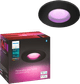 Philips Hue Xamento badkamer inbouwspot White and Color - Zwart - Rond verpakking